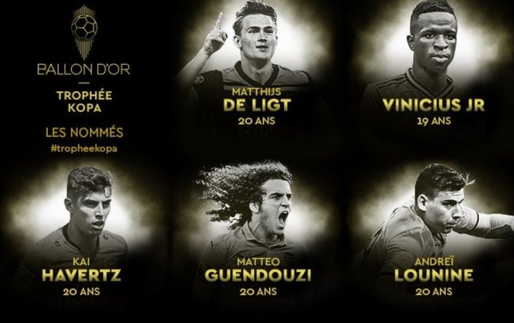 De Ligt et Guendouzi candidats pour le Trophée Raymond Kopa. Goal