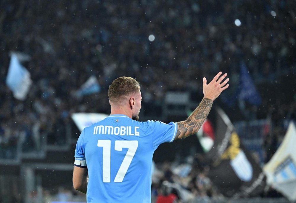 Immobile saluta la Lazio. EFE