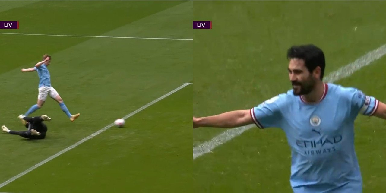 De Bruyne e Gündogan firmano la rimonta in 7' e minacciano l'Arsenal