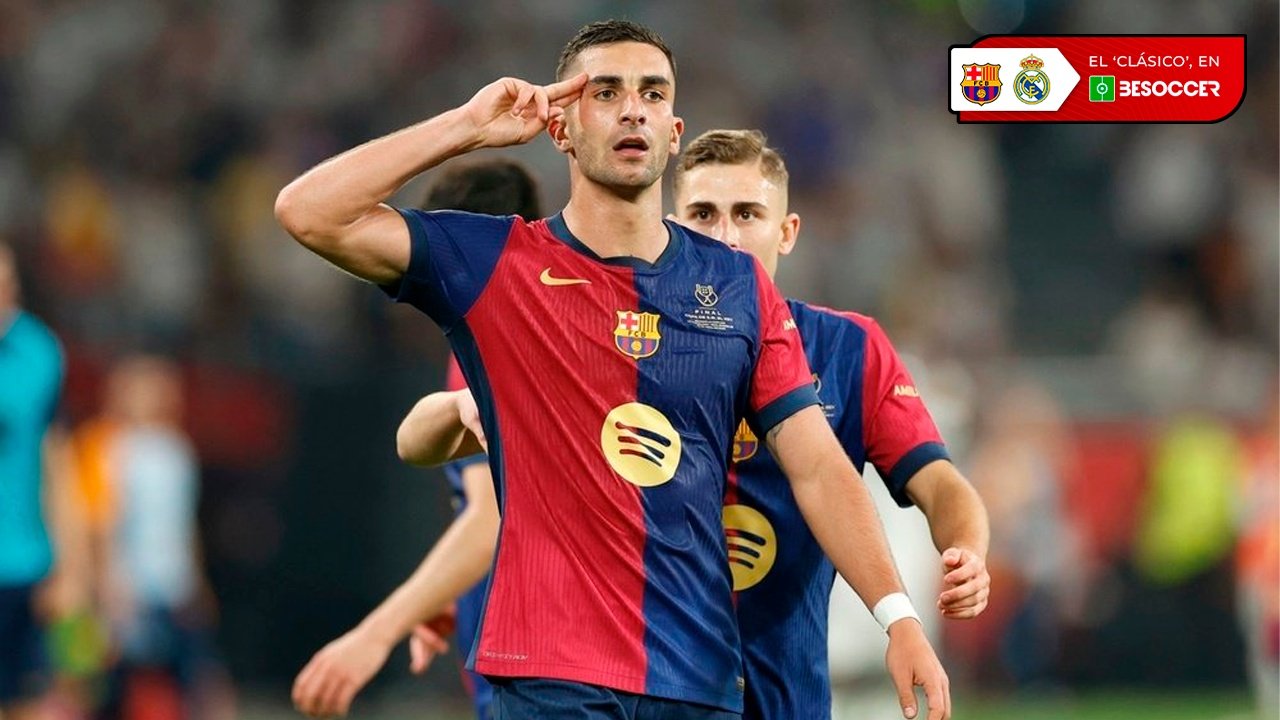 Ferran Torres espera llevarse un nuevo 'Clásico'. EFE