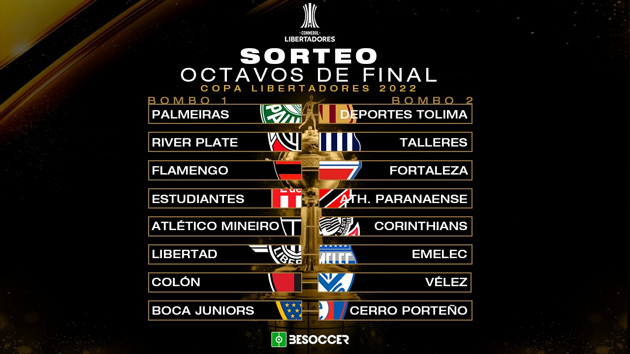 Estos son los equipos clasificados a octavos de final de la Copa