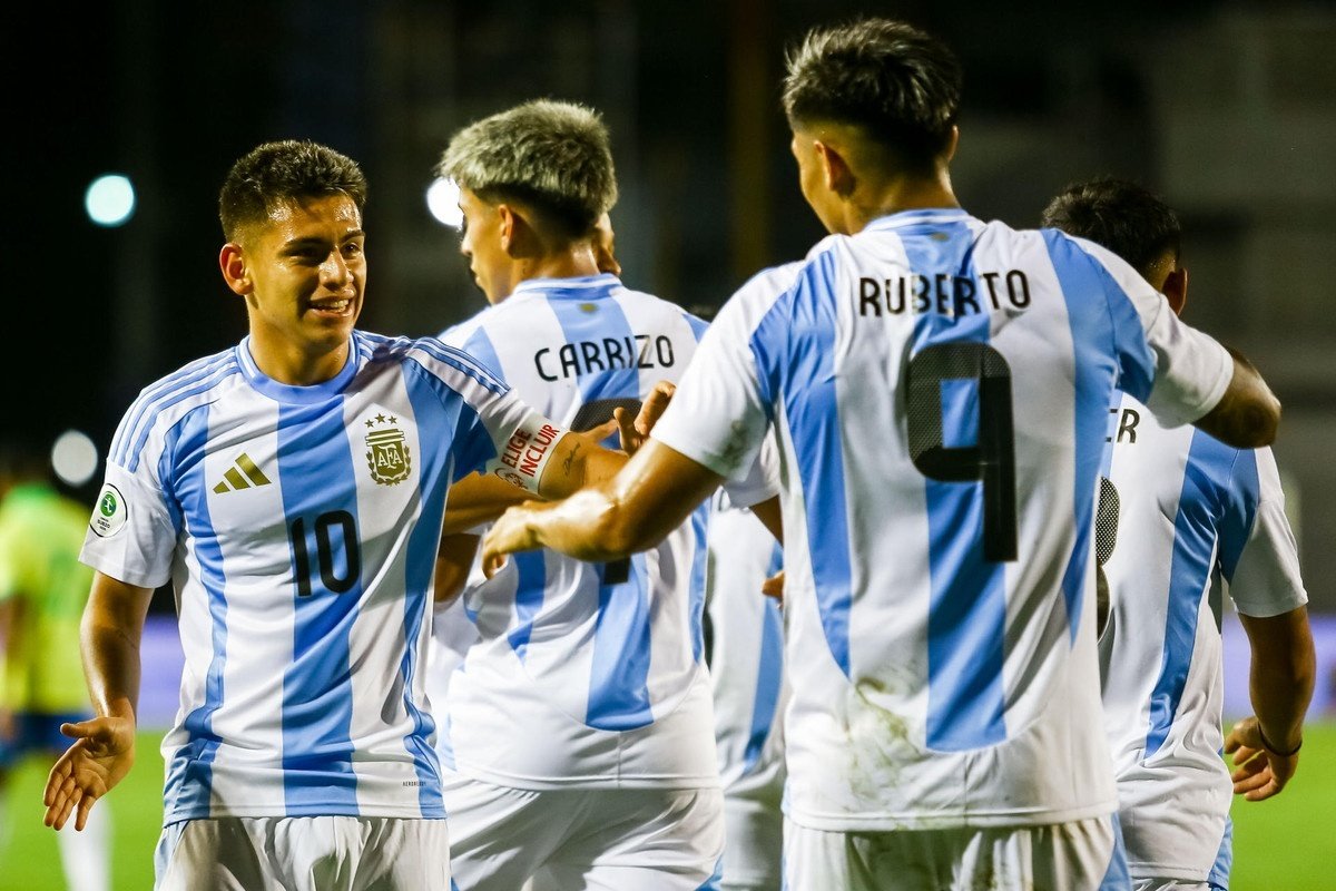 Argentina humilla a Brasil con un 0-6 histórico en el Sudamericano Sub 20