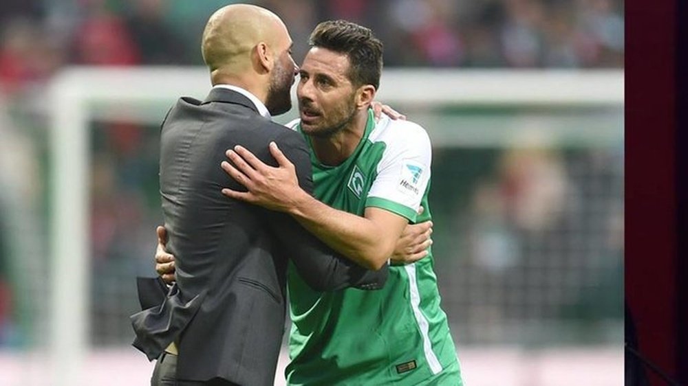 Claudio Pizarro had some kind words for Guardiola. EFE