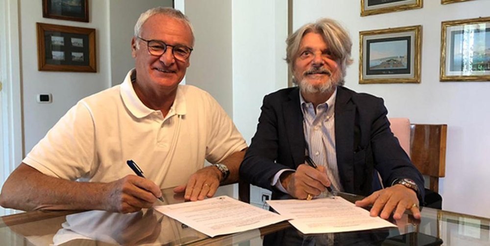 Ranieri è il nuovo allenatore della Sampdoria. Sampdoria