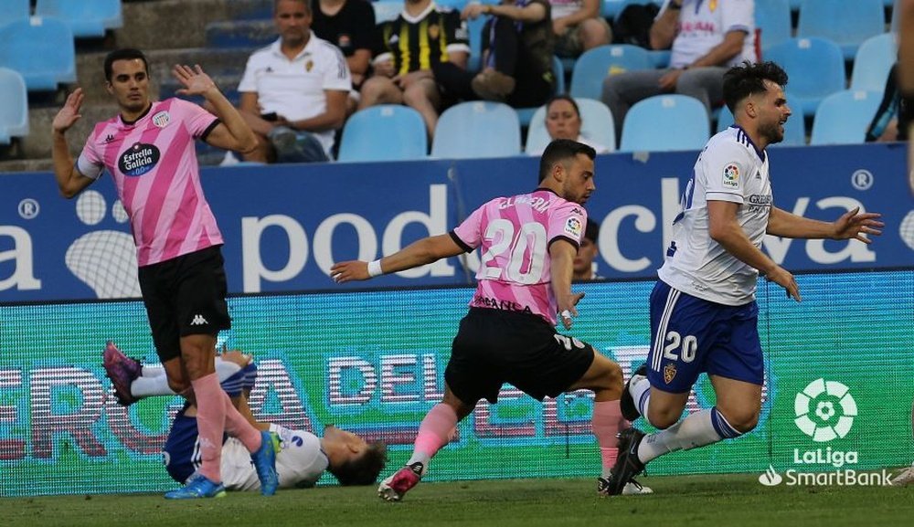 El Zaragoza venció por la mínima al Lugo. LaLiga