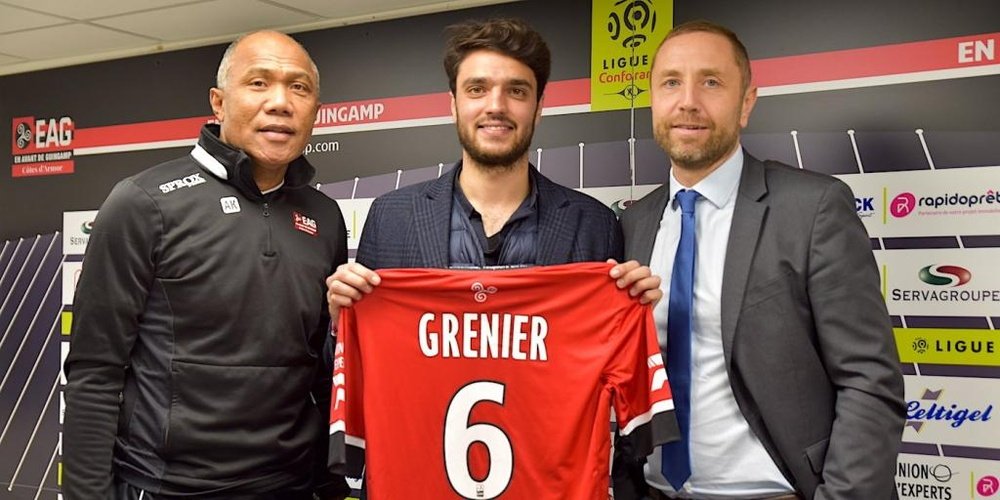 Grenier seguiré en la Ligue1. EAGuingamp