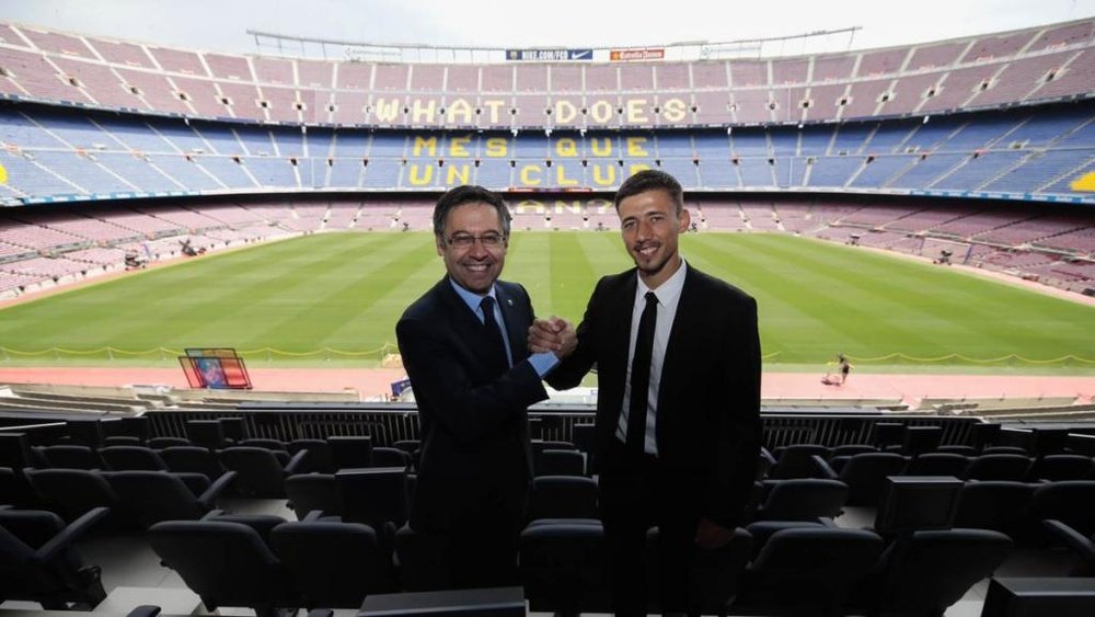 Lenglet ya es nuevo jugador del Barça. FCBarcelona