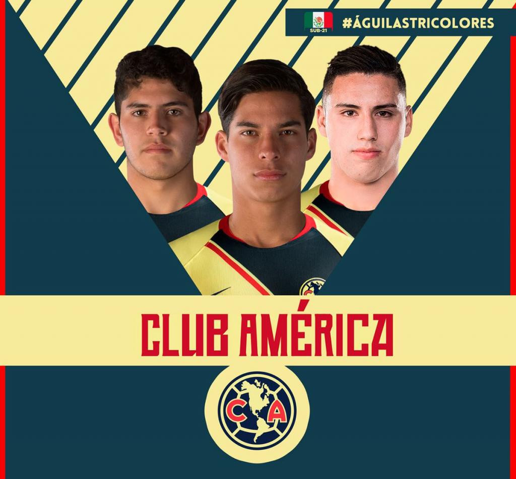 América festeja la convocatoria de sus tres promesas