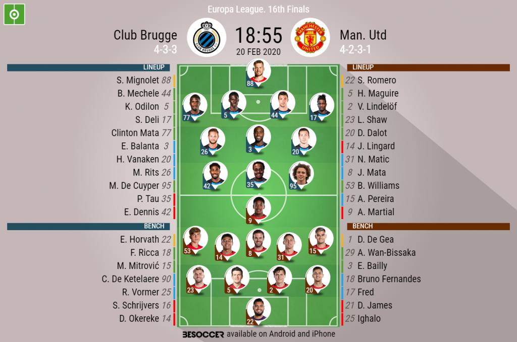 Club Brugge v Man. Utd - as it happened