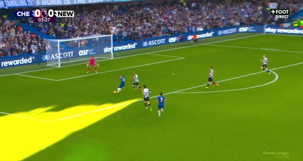 Cole Palmer's early opener was disallowed following a VAR review. Screenshot/Foot+direct