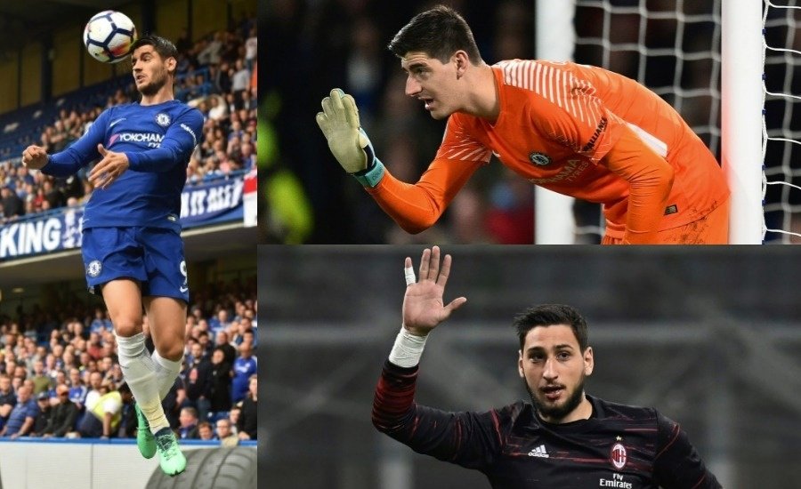 Morata, Courtois and Donnaurmma's futures are all intertwined. EFE/AFP