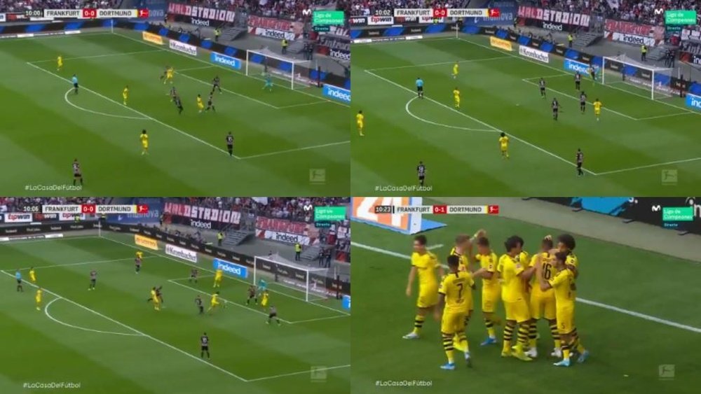 Witsel culminó una jugada de acoso y derribo del Borussia. Movistar+