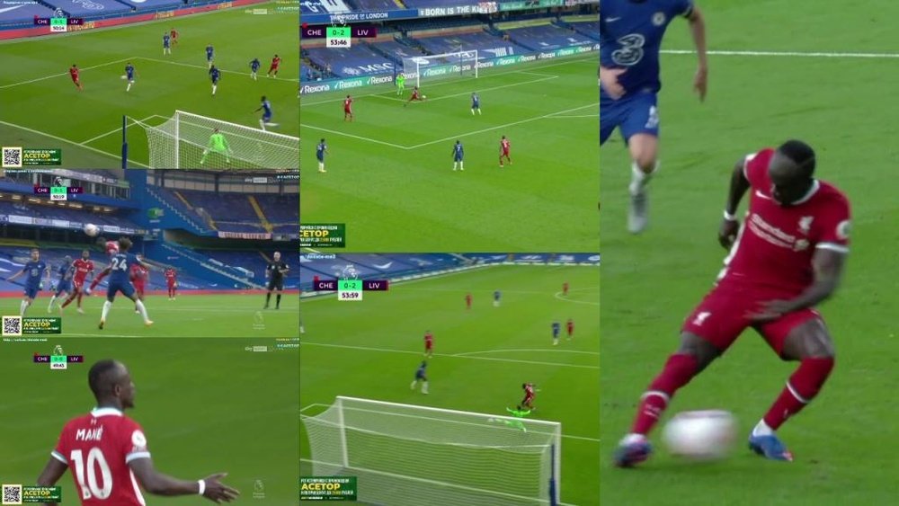 Mané hizo el primero y presionó a Kepa para hacer el segundo. DAZN