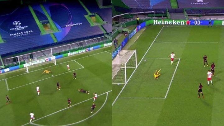 The unfortunate goal which knocked Atletico out of the Champions League