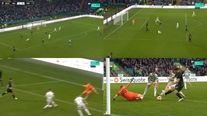 El gol de patio de colegio que selló el triunfo del Celtic ante el Ferencvaros