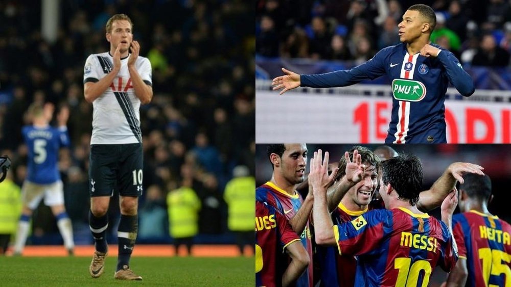 Kane, Mbappé y Messi son de los más jóvenes en haber sido 'Pichichis'. AFP/EFE