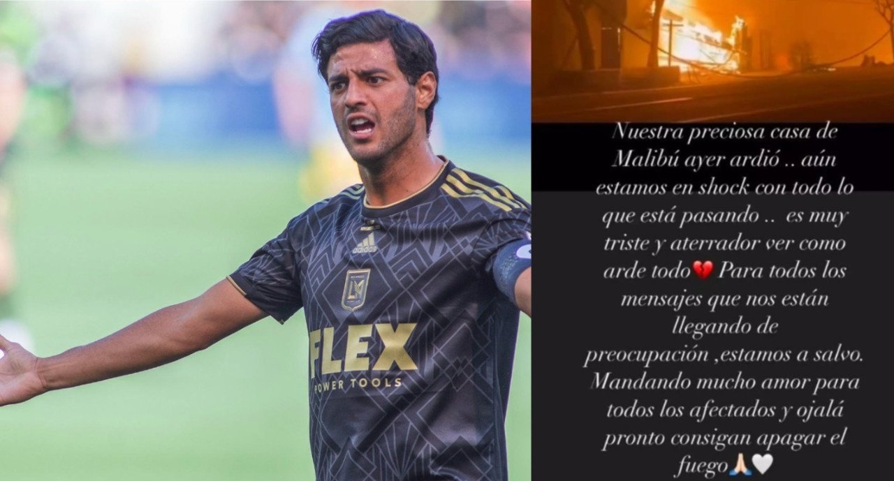 Carlos Vela perdió su mansión de 4M en el incendio de Malibú