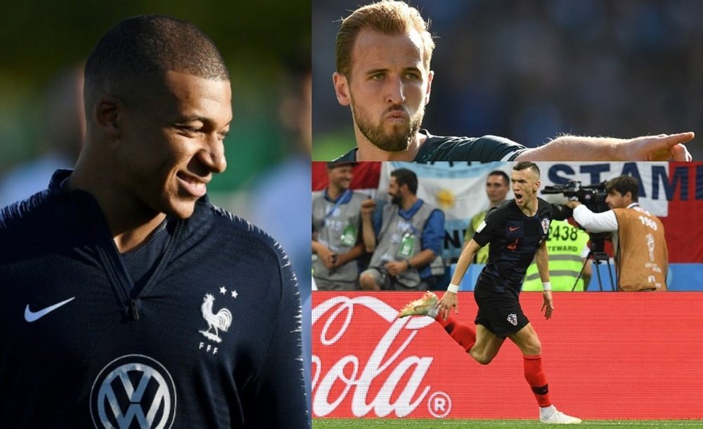 Mbappe, Kane and Perisic have all seen their vaule go up. EFE/AFP/Agencias