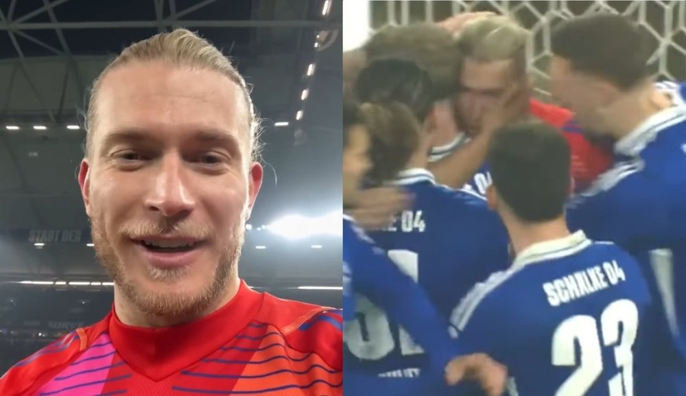 La inesperada resurrección de Karius, un hombre feliz en el Schalke 04. Capturas/S04
