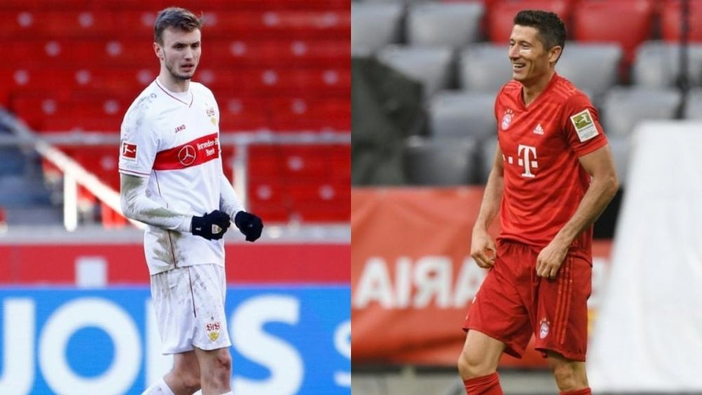 Kalajdzic y Lewandowski, la efectividad hecha delantero. AFP/Archivo