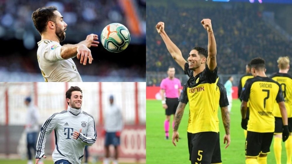 Carvajal, Odriozola or Achraf? The figures speak for themselves. EFE/AFP/FCBayern
