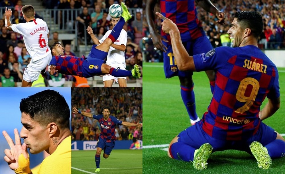 Luis Suarez had an amazing week. EFE/AFP