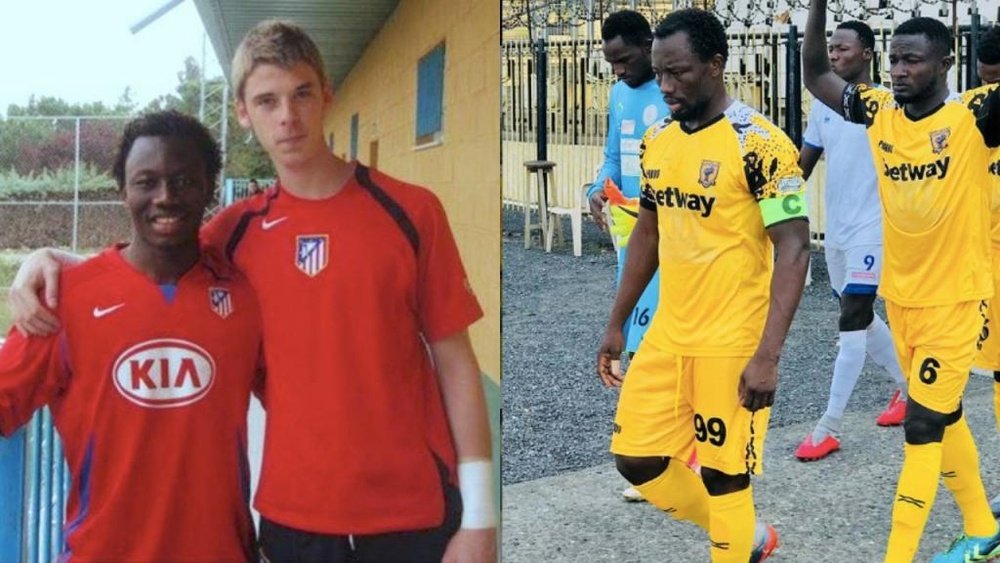 Sadick Adams fichó por el Atleti B, pero por problemas legales su carrera se truncó. AshGoldSports