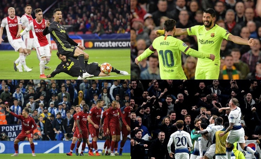 The four teams who are favourites to qualify. EFE/AFP