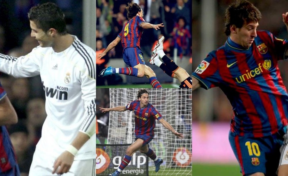 Ibra desniveló el primer duelo Messi-Cristiano en España. EFE/Agencias