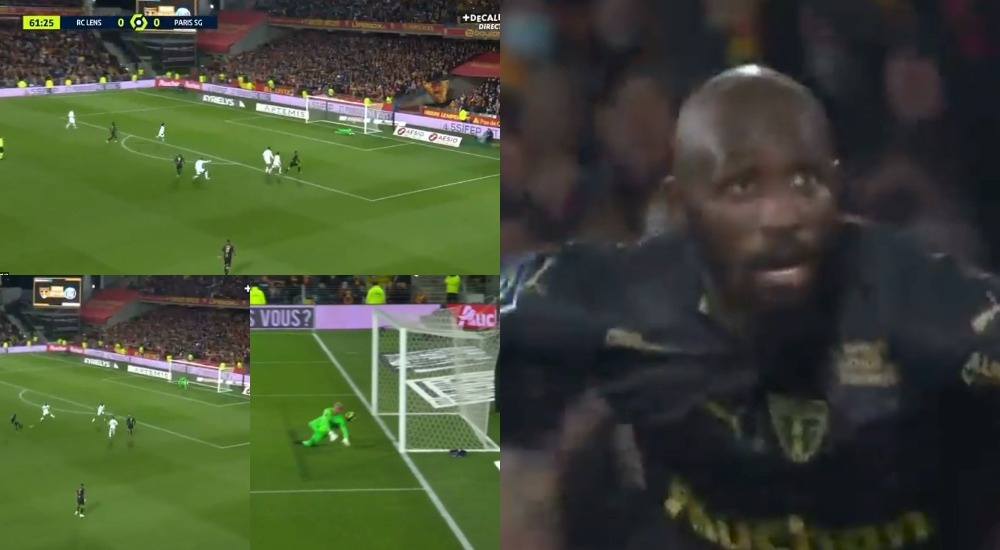 Fofana marcó desde lejos tras un fallo de Keylor Navas. Capturas/Canal+