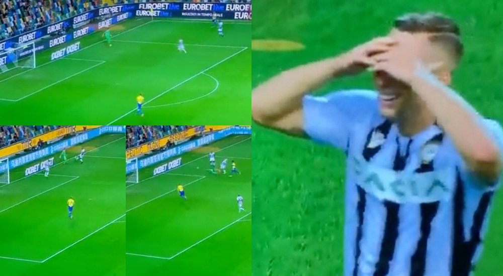 Deulofeu marcó tras fallo de Szczesny. Capturas/Vamos
