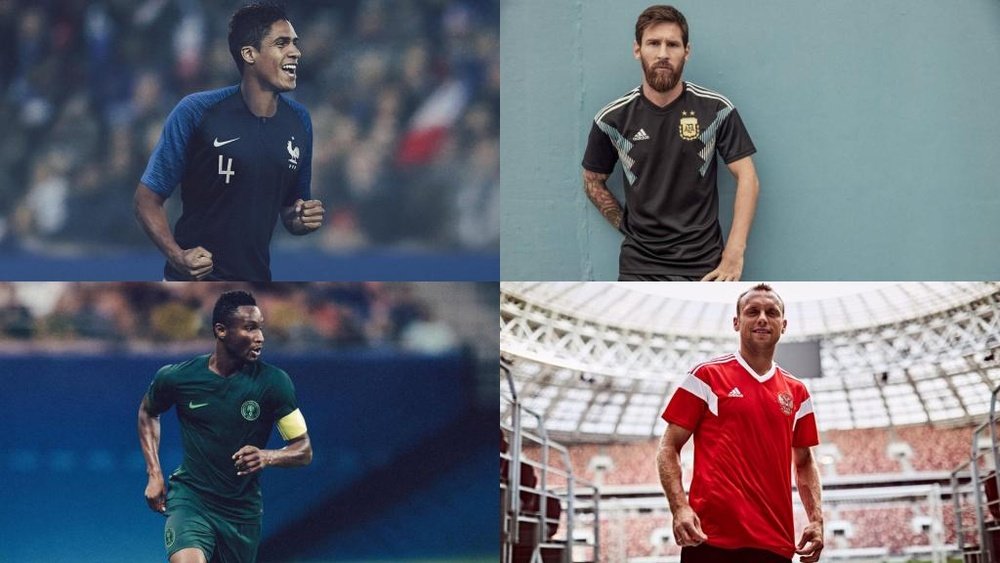 France, Argentina, Nigeria and Russia have already released their kits. BeSoccer