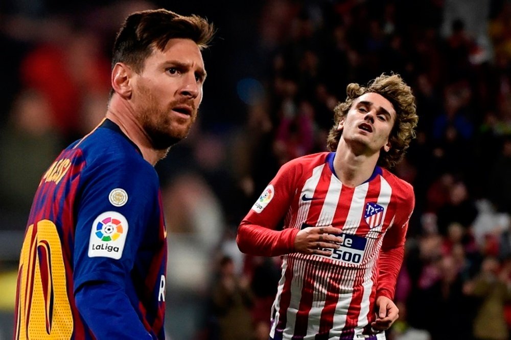 Messi y Griezmann son sinónimos de gol. AFP
