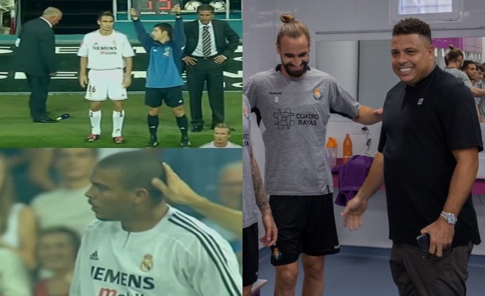 Ronaldo y Borja, una relación duradera. Youtube/RealValladolid