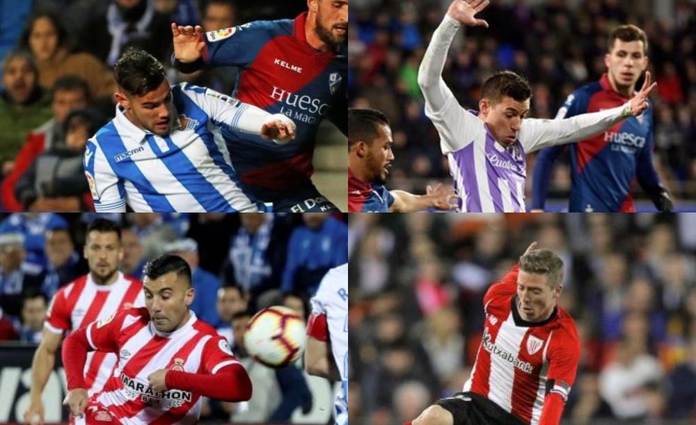 Players who have been fouled the most in La Liga. EFE