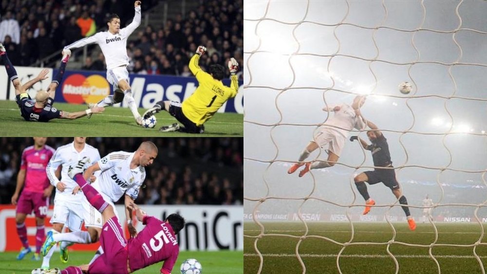 Les cinq dernières visites du Real Madrid en France. AFP/EFE/Archive