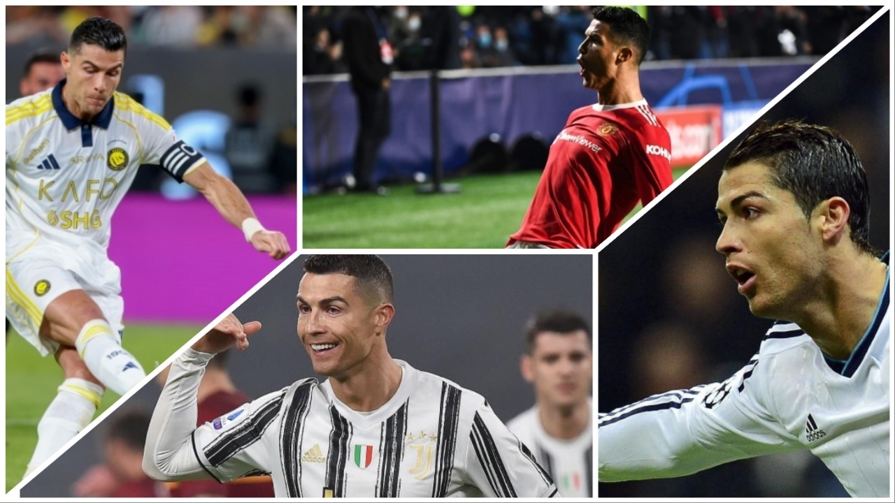 Cristiano, primer jugador en marcar 100 goles en 4 clubes distintos