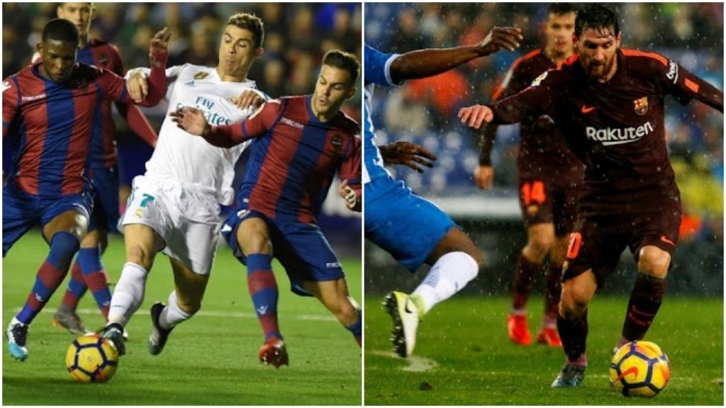 Il est bizarre de voir Messi et Cristiano en même temps sur le banc. BeSoccer