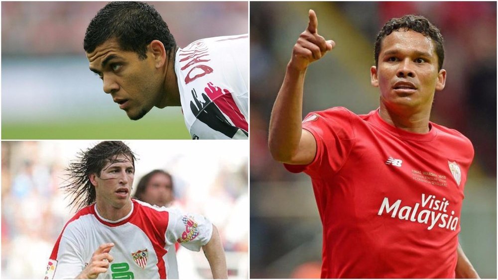 Alves, Ramos y Carlos Bacca fueron tres de los mejores fichajes de Monchi. BeSoccer