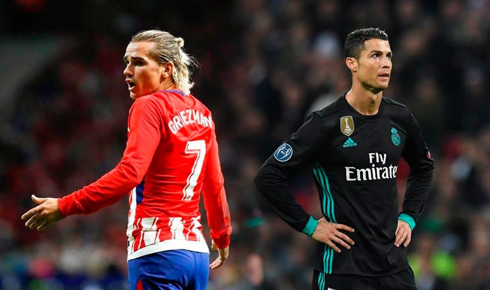 Both Griezmann and Ronaldo are out of form ahead of the Madrid derby. BeSoccer/AFP/EFE