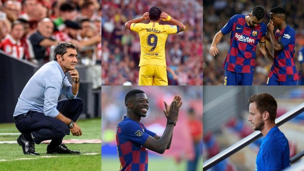 Valverde's changing loyalty. Collage/EFE/AFP