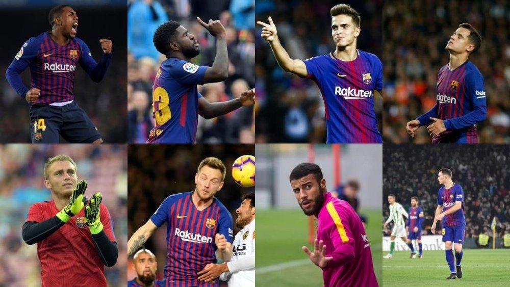 Du mouvement en vue au Barça. Collage/AFP
