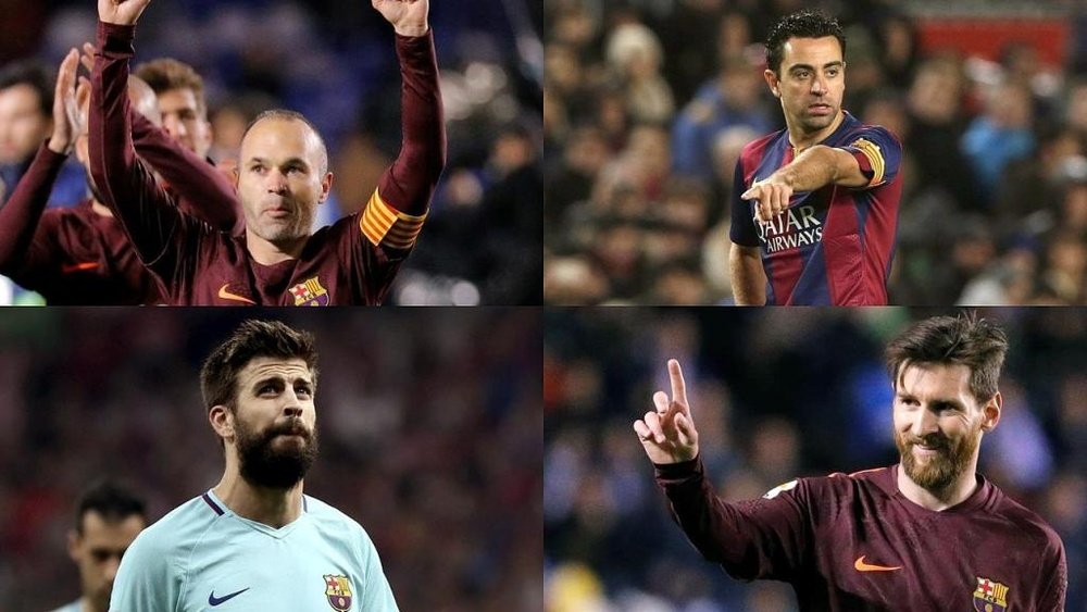 Jugadores en historia del FC Barcelona. BeSoccer