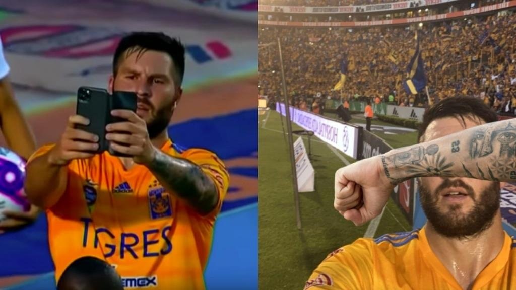 Gignac, a su rollo: gol y 'selfie' para celebrarlo