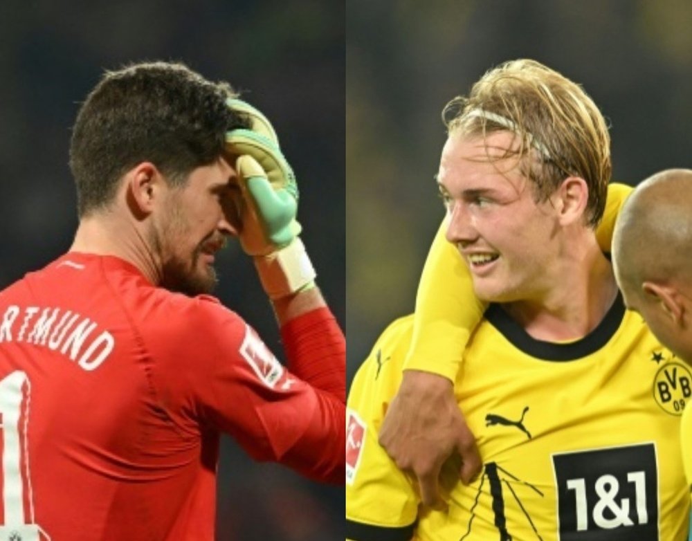 Gregor Kobel y Julian Brandt, los imprescindibles del Borussia Dortmund. AFP