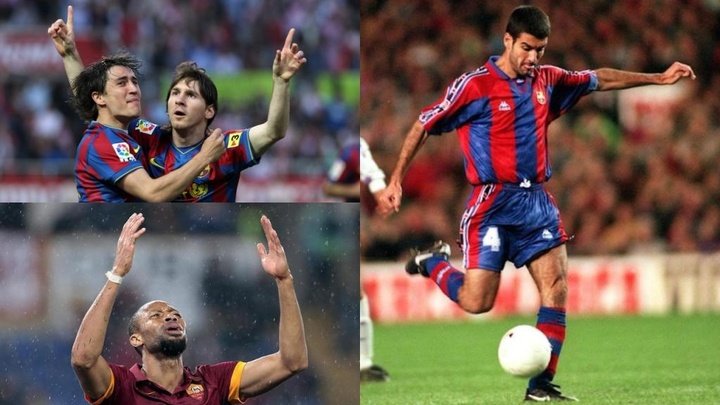 Nine players who played for both Barca and Roma