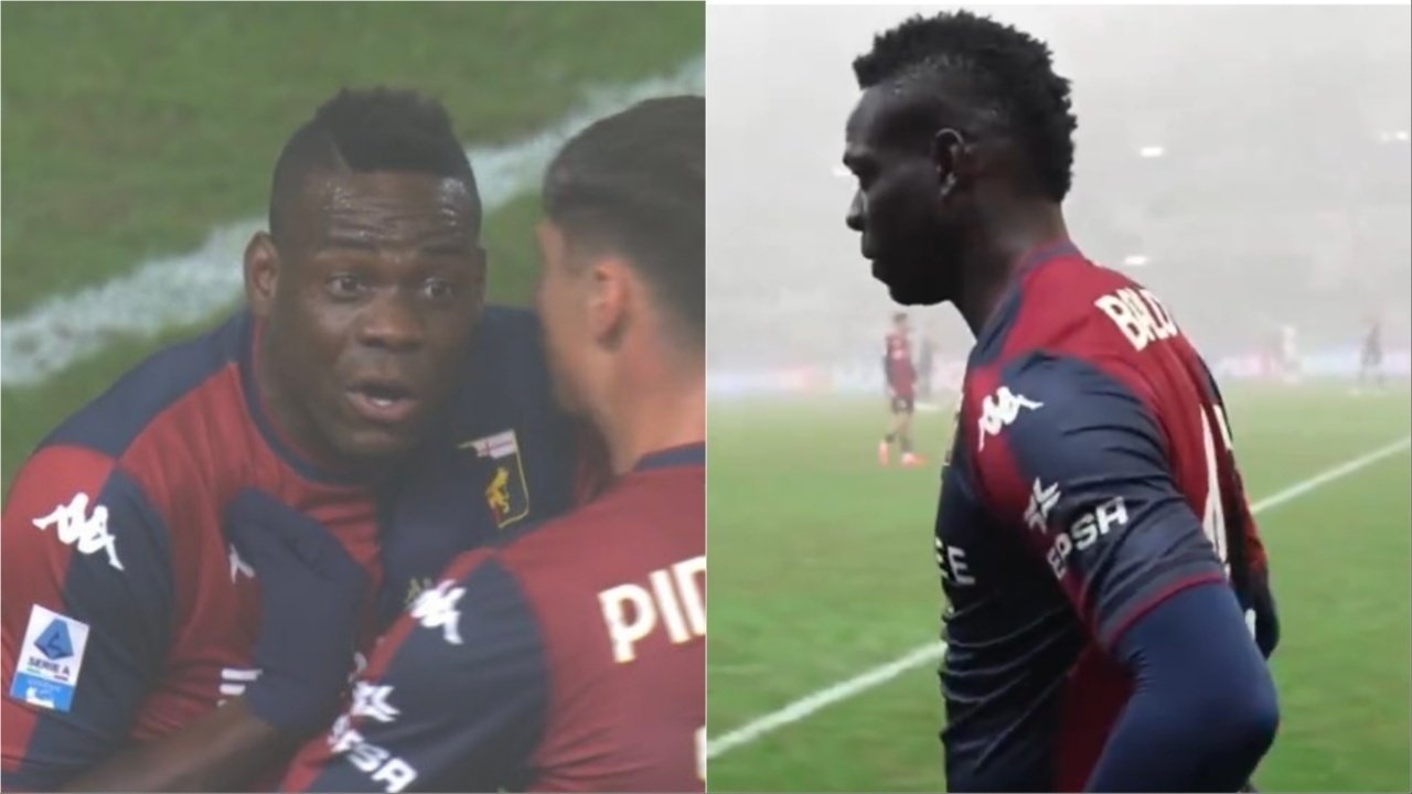 Balotelli volvió a la Serie A 1.701 días después... y lo hizo con una amarilla en 5'