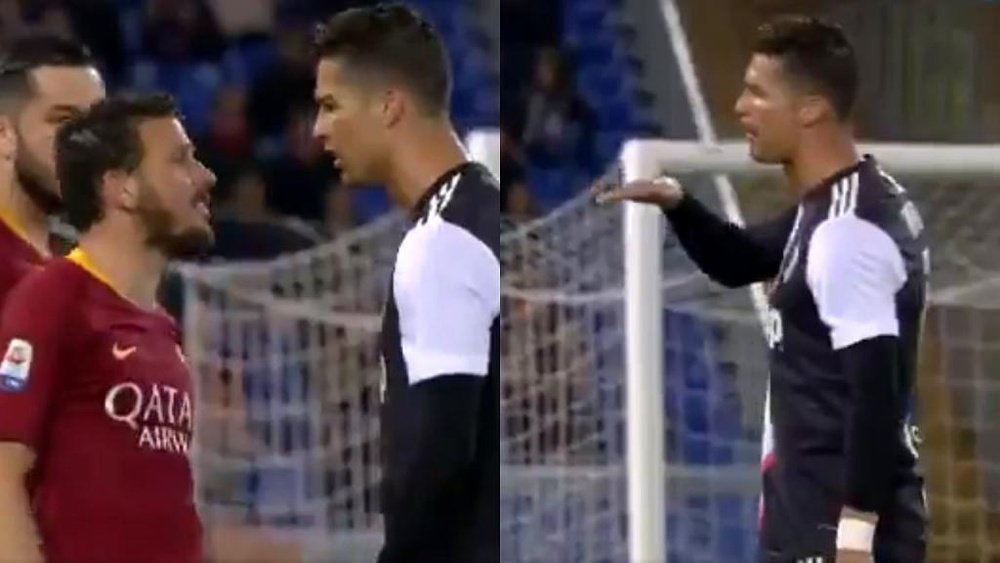 Scaramucce Ronaldo-Florenzi. Captura/Vamos