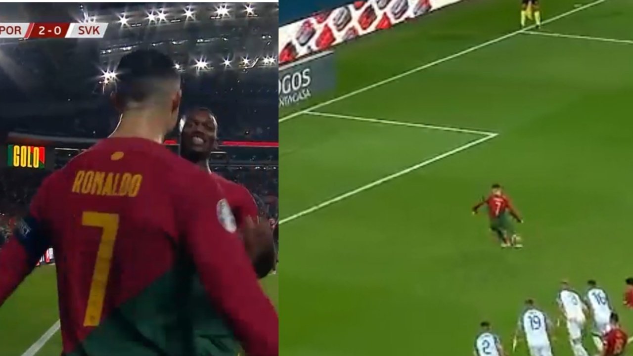 Cristiano marcó de penalti. Captura/UEFATV