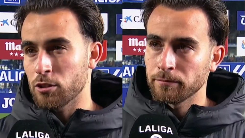 Eric García, satisfecho con el triunfo. Captura/DAZN